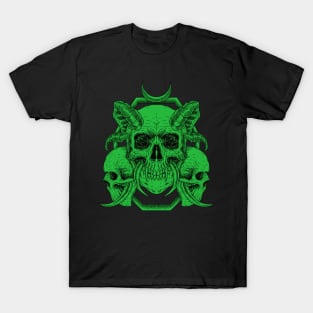 skull with horns T-Shirt